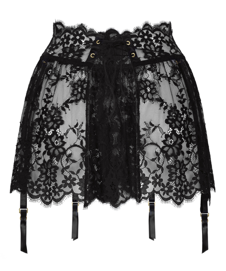 Lace Skirt, Black