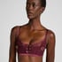 Avela Non-Padded Longline Bra, Red