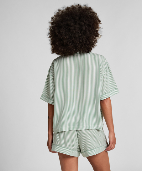 Jacket Short Sleeves Woven, Green