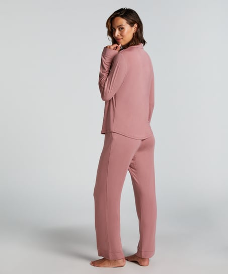 Essential Jersey Long-Sleeved Jacket, Pink