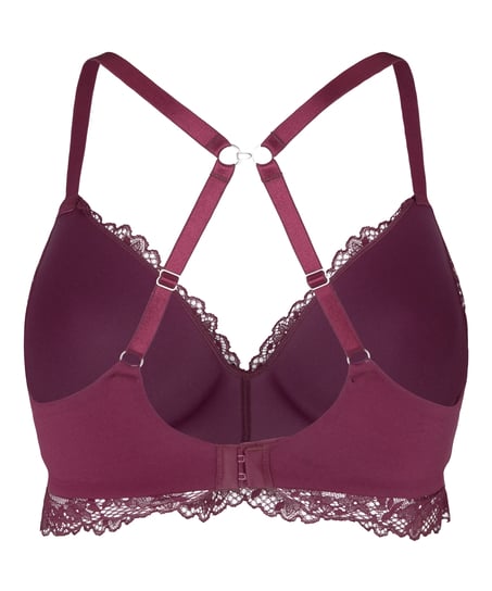 Padded Non-Wired Bra Naomi, Red
