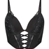 Gigi Padded Underwired Push-Up Bra, Black