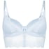 Laila Padded Underwired Longline Bra, Blue