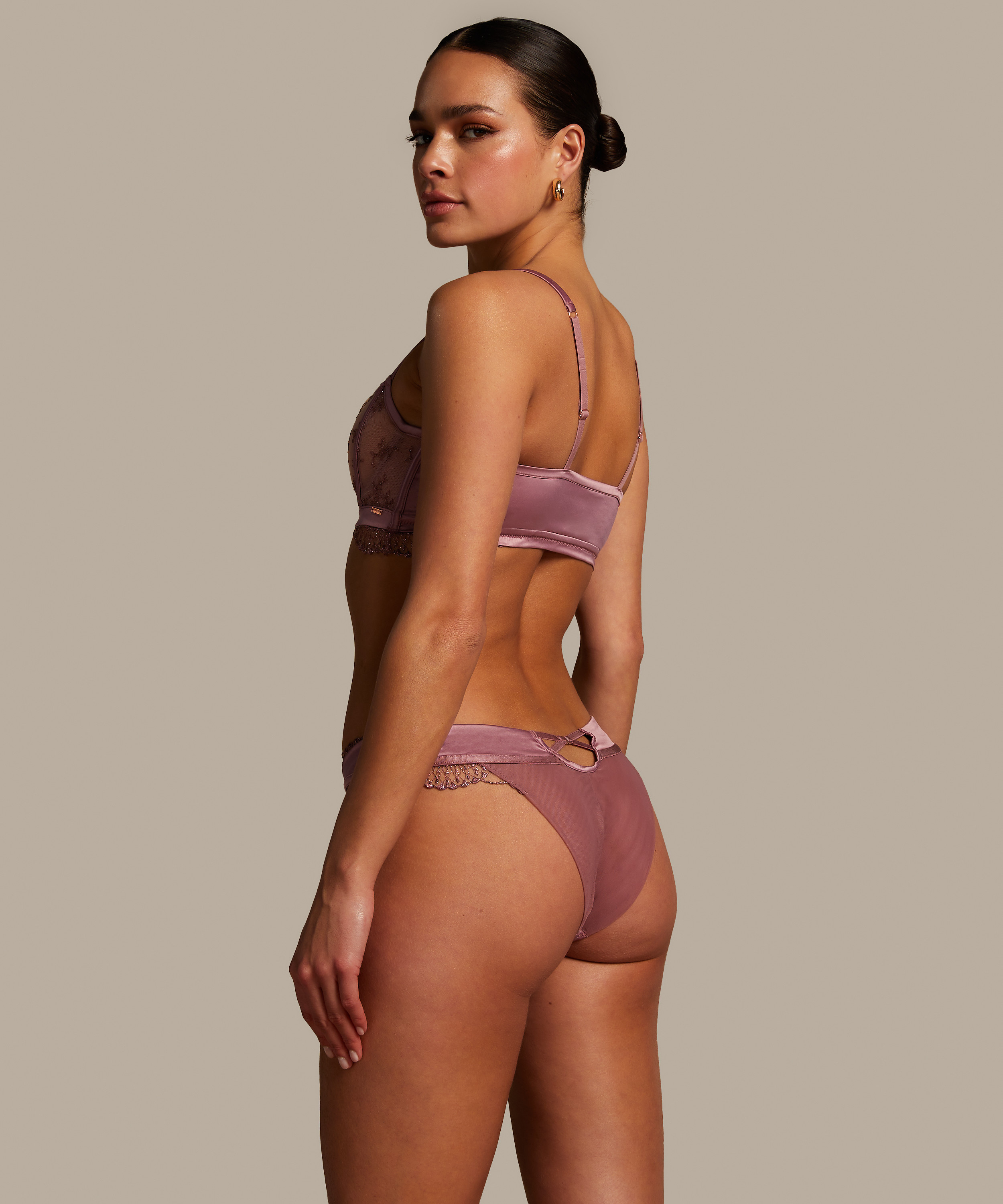 Christine Non-Padded Underwired Bra, Pink, main