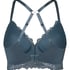 Andrea Padded Non-Wired Bra, Blue