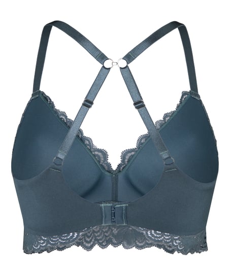 Andrea Padded Non-Wired Bra, Blue