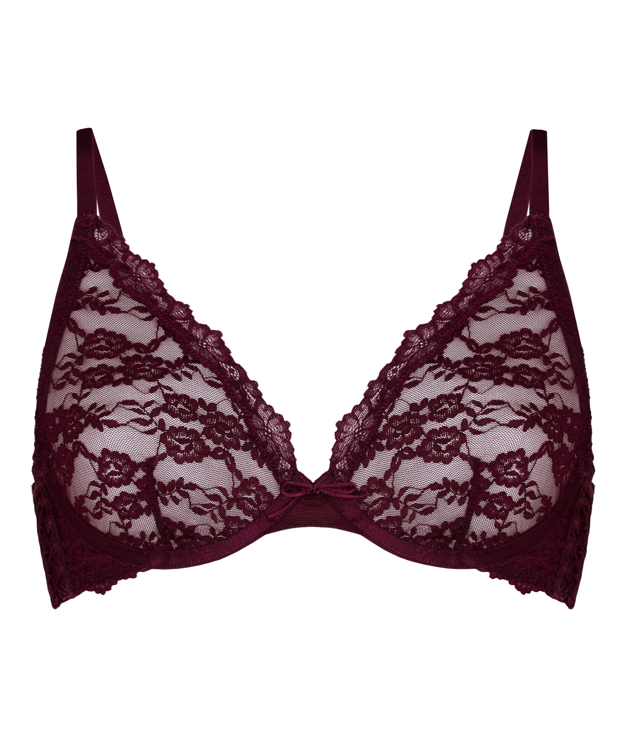 Non-Padded Underwired Bra Aveline, Purple, main