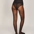 Tight 15 Denier Allover Rhinestones, Black