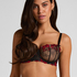 Peonie Non-Padded Underwired Bra, Black