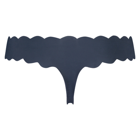 Seamless thong, Blue