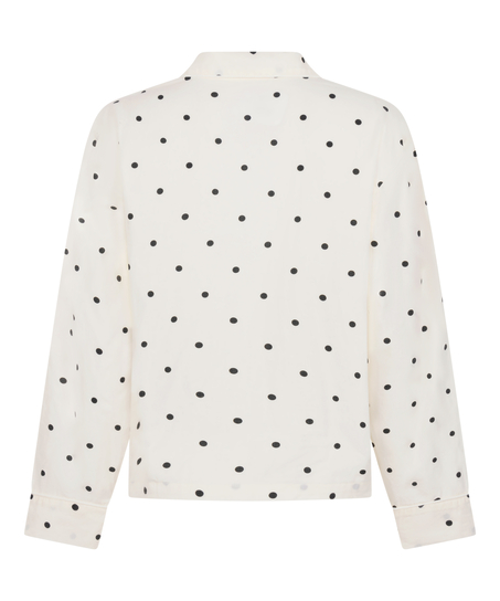 Jacket Cotton Dot, White