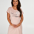 Short-Sleeved Maternity Nightshirt, Pink