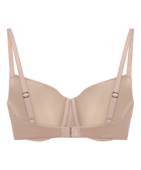 Smooth Padded Underwired Bra, Beige