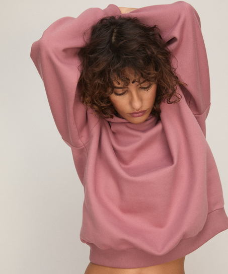 Hoodie Brushed Sweat, Pink