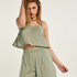 Airspun Cami Top Kim Petras, Green