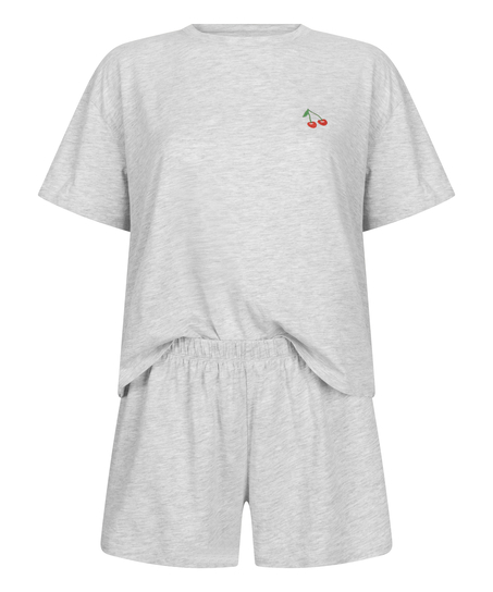 Pyjamaset Cotton, Gray