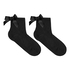 Socks Bow Modal, Black