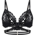 Anna Open Bralette, Black
