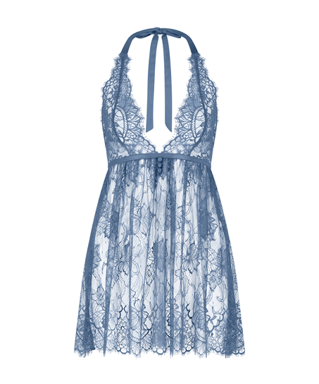 Magdalena Slip Dress, Blue