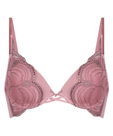 Ruby Padded Underwired Bra, Pink