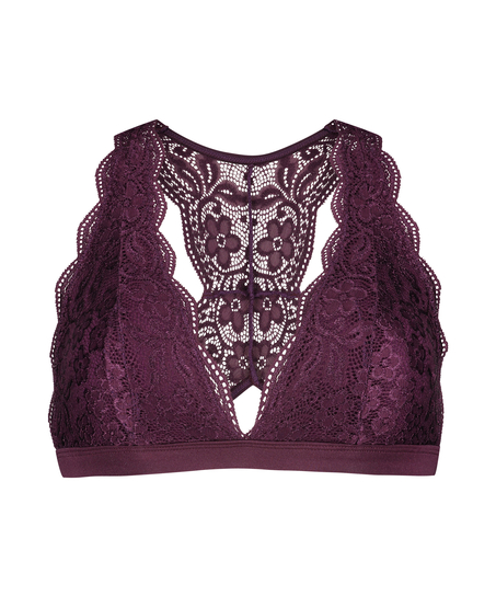 Halter racerback bralette, Purple