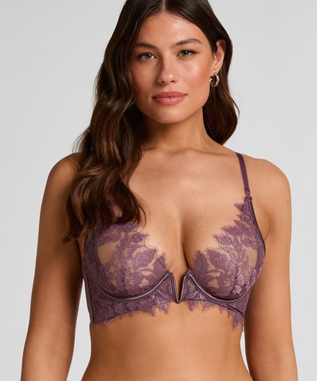 Malou Non-Padded Underwired Bra, Purple