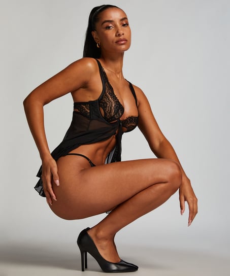 Seraphina Babydoll, Black