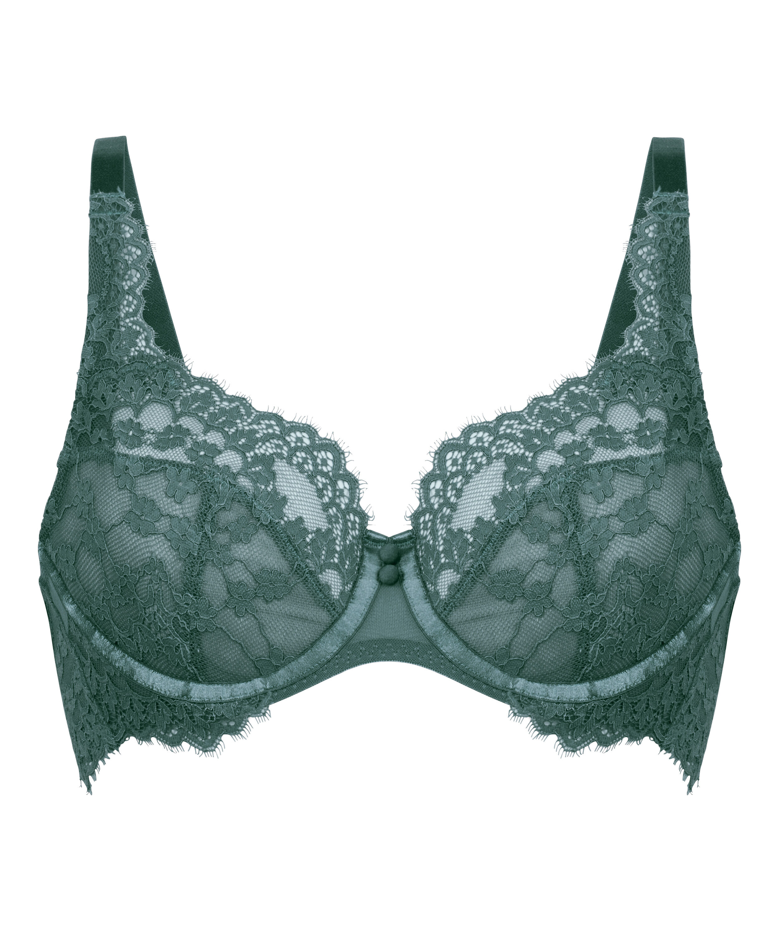 Daisy Non-Padded Underwired Bra, Blue