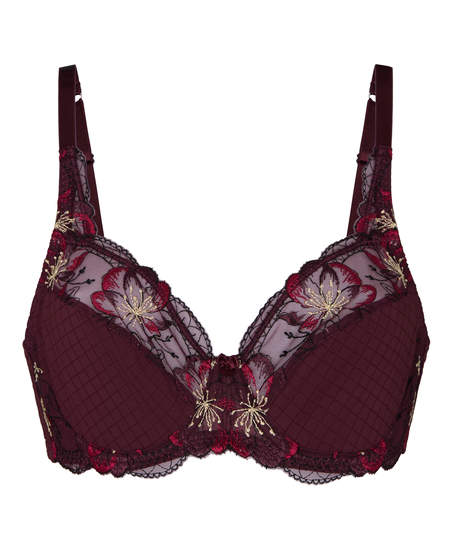 Non-Padded Underwired Bra Helena, Purple