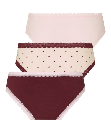 Multipack Cotton Brazilian, Pink