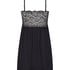 Nora Lace Slip Dress, Black