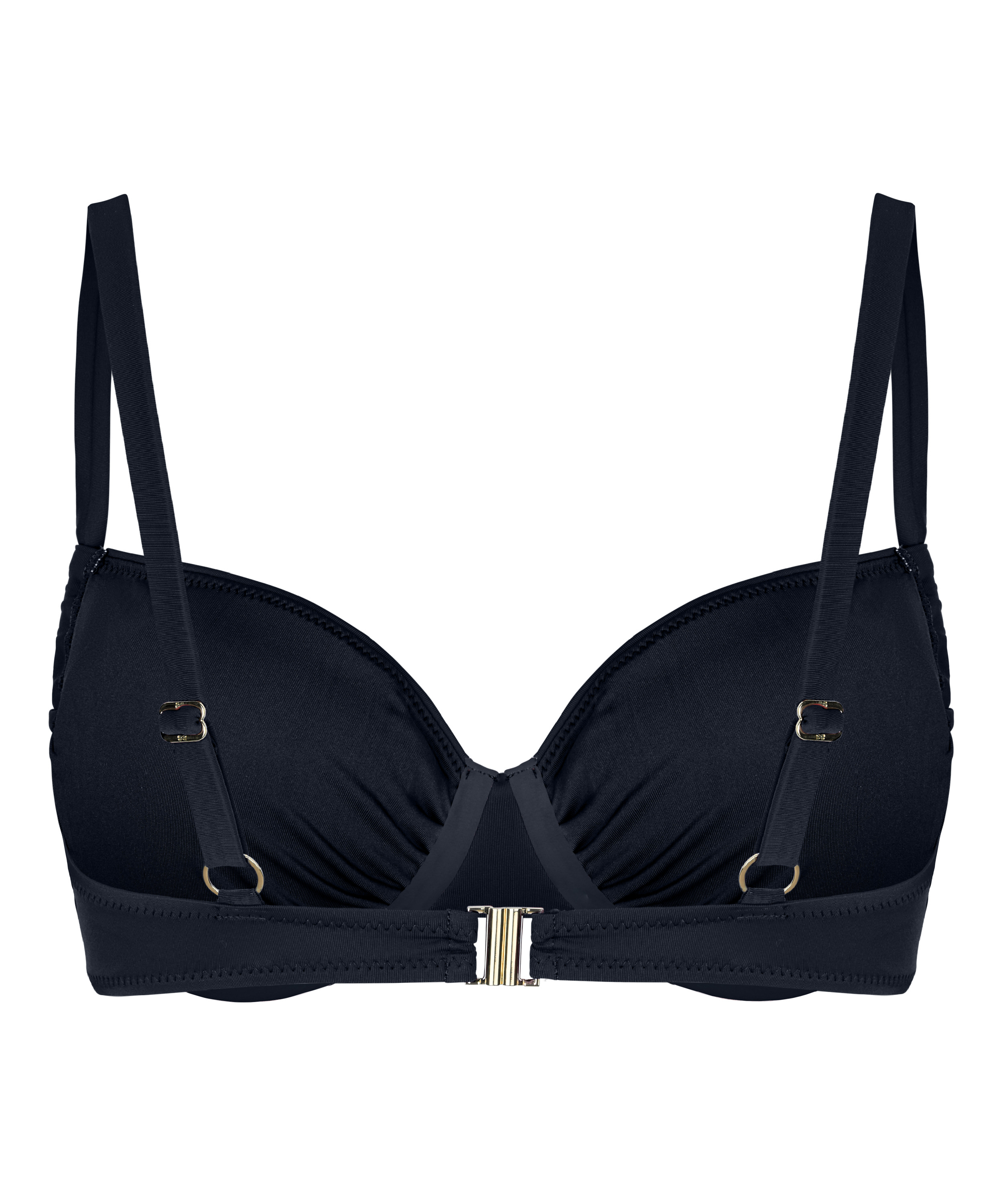 Padded Underwired Bikini Top Bardolino, Black, main