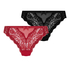 3-Pack Belle Brazilian, Red
