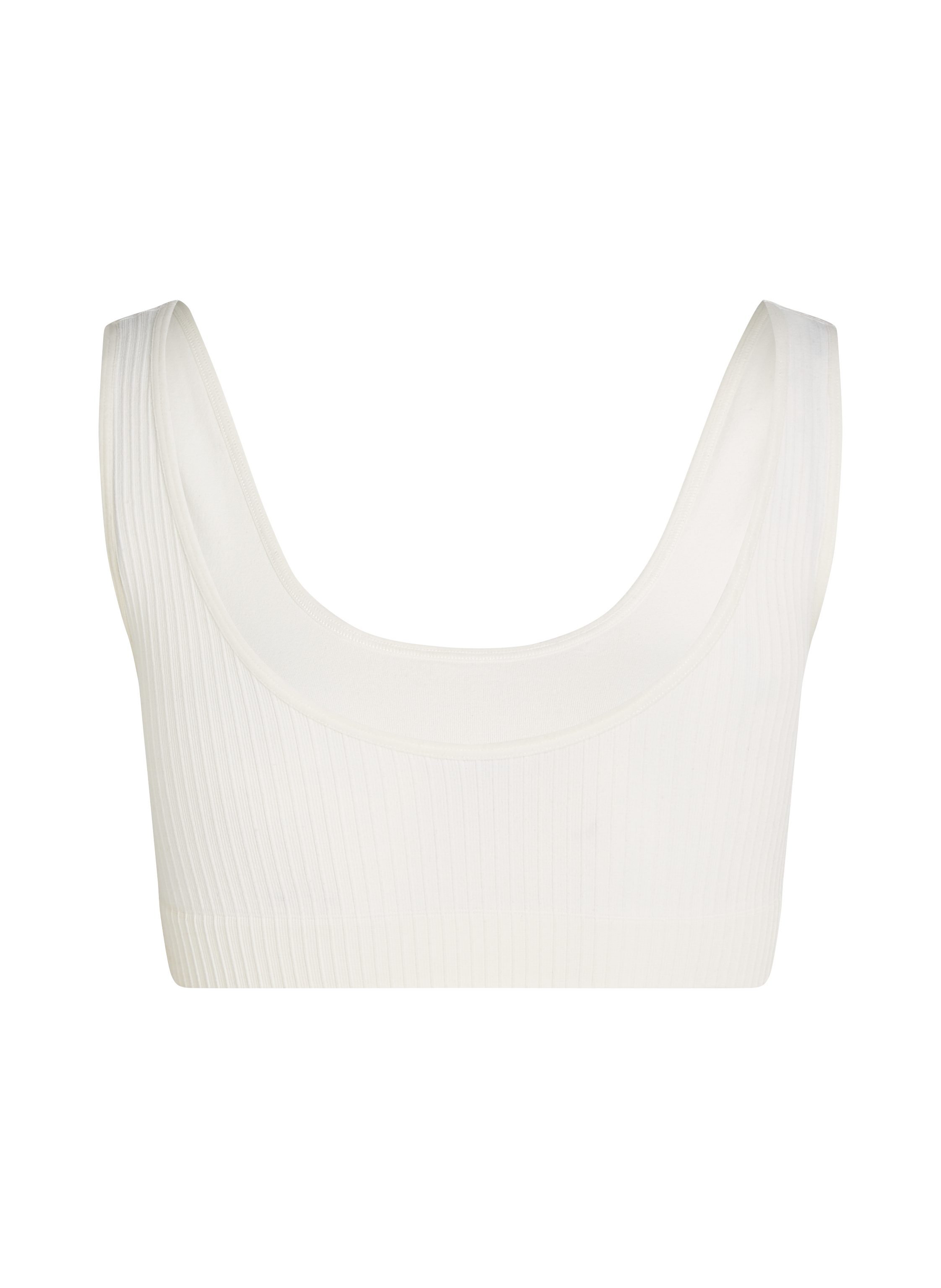 Dianne Scoop Bralette, White, main