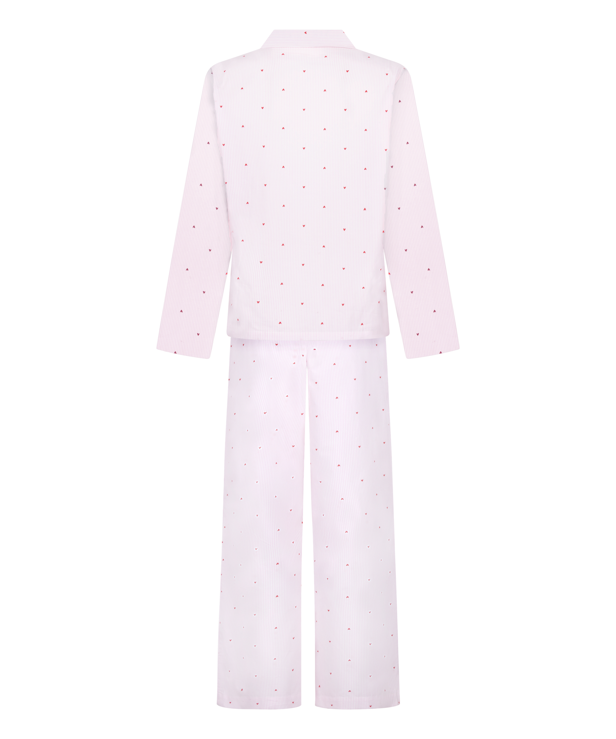 Pyjamaset Cotton Jersey, White, main