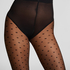 Tights 15 Denier Dots Anti Ladder, Black
