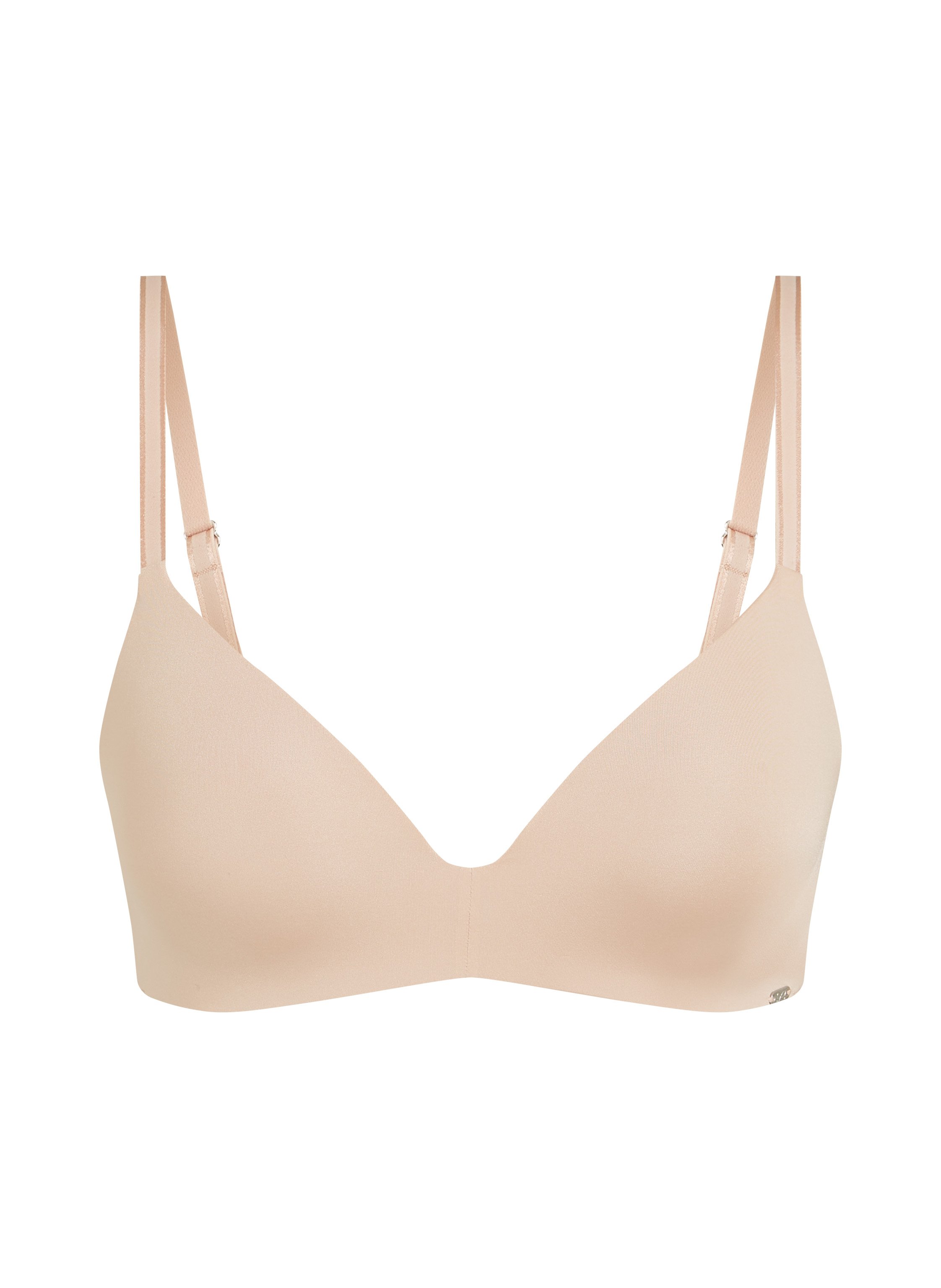 Mona padded non-underwired bra, Beige, main