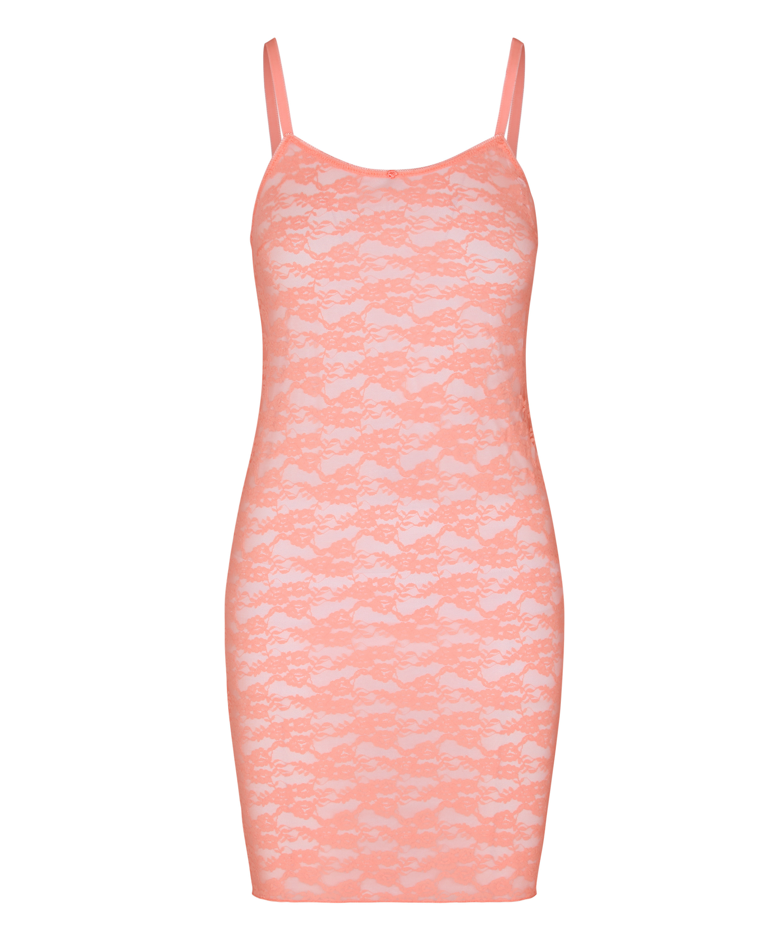 Slipdress Allover Lace, Pink, main