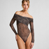 Keisha Leopard Body, Black