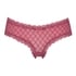 V-shaped Brazilian knickers mesh, Red