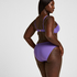 Luxe Padded Underwired Bikini Top, Purple