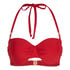 Luna Bikini Top, Red
