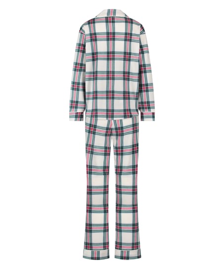 Fleece Pyjama Set, White