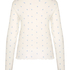 Top Pointelle, White