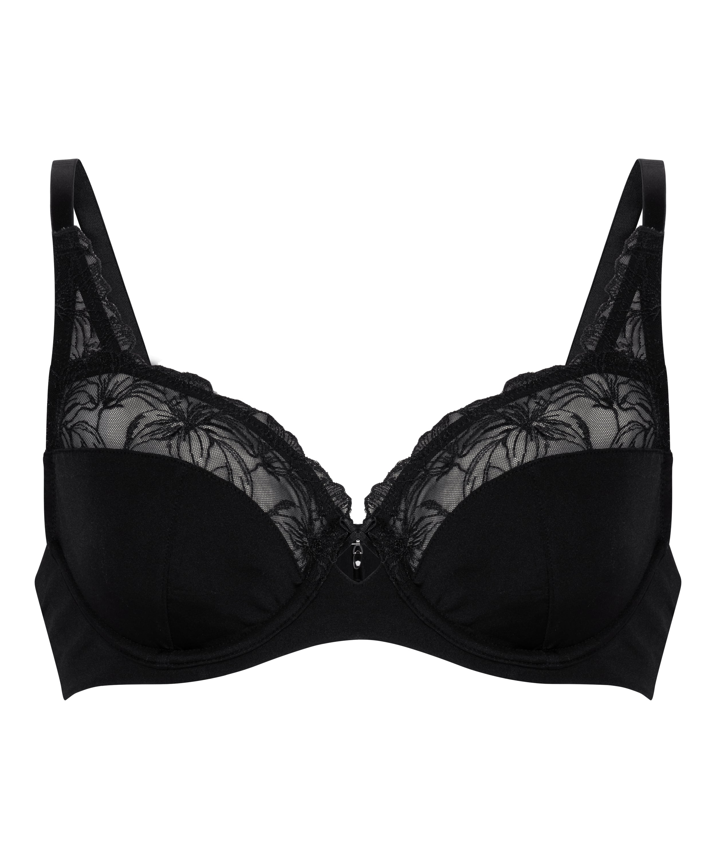 Lily Non-padded Underwired Bra, Black, main