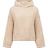 Snuggle Hoodie Fleece, Beige