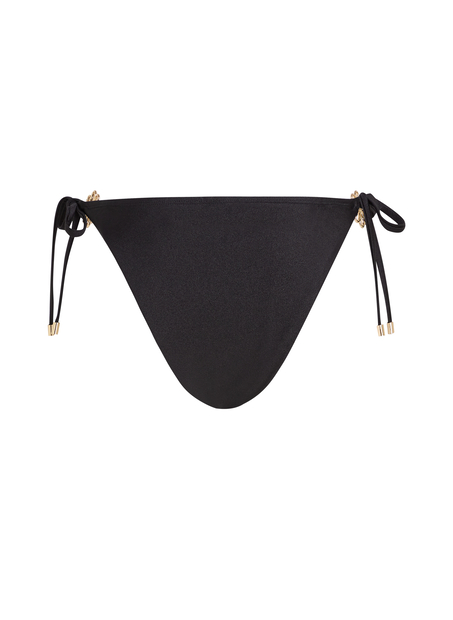 Yucatan High-Leg Bikini Bottoms, Black