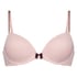 Plunge Padded Underwired Bra, Pink