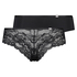 2-pack of Angie Brazilian knickers, Black