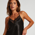 Leopard Cami, Black